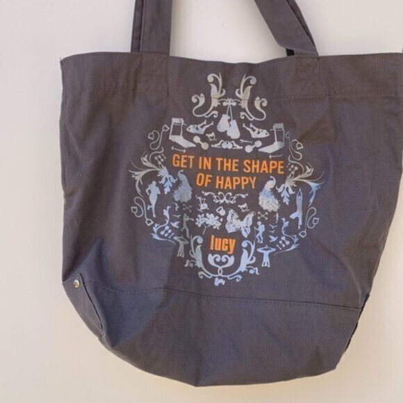 LUCY "Get in the Shape of Happy" Yoga Tote‎ - Picture 2 of 6